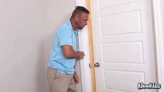 Ally Berry Gives Sloppy Head Then Gets Pounded Hard in the Bathroom