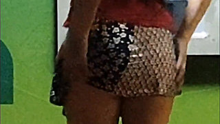 Miniskirt on the Street