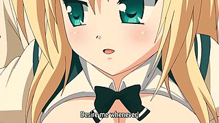Hentai: Sexy Buxom Blonde Babe Dominates Her Submissive Partner In the Hottest Way