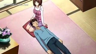 Close up anime pussy getting finger fucked