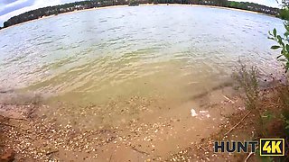 Hunt4k. she cheated on her boyfriend for cash at a public beach