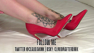 Shiny PVC Short Skirt Ass Worship Femdom