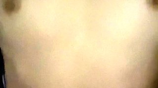 Shaved pussy amateur teen fucks huge dick pov