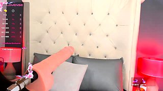 Stacked brunette goes solo toys and masturbation