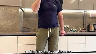 Busty Russian Teen Cheats on Wife with Her Stupid Friend - Amateur POV with English Subs