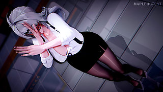 [mmd] Yi Xuan - Game "zenless Zone Zero" Dance Clip Dress up Police Uniform Bunny Girl Erotic Cheongsam Ol Secretary Uniform