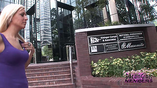 Brooklyn Gets Naked in the Middle of Downtown Tampa