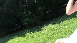 Naughty GF Gets Fucked in Park Then Anal at Home