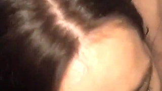 Threesome Bathroom Blowjob with Black Lynn and Vicky Sixxx