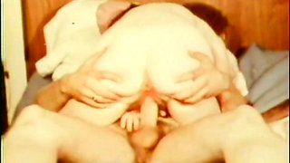 Sweet young vintage girl take a big cock