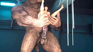Fur covered, furry minotaur, yiff