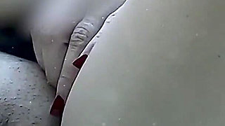 Flashing My Dick in Front of a Girl in Public Swimming Pool and Fucks Me - It's Very Risky with People Near - Misscreamy