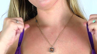 Anabelle Pync - Purple Lingerie Iii