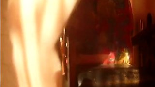 French Amateur With a Hairy Pussy Takes a Dildo