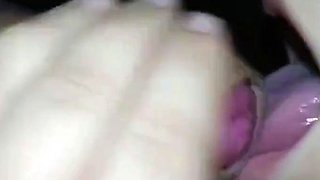 Playing with Hubby's Head - Russian Amateur Blowjob