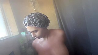 Taking a shower - 18-25