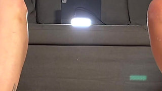 Two Natural Hairy Pussies Have Fun with Two Dildos - Real Orgasms