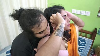 Saree and Bra Part 2 Armpit Lick Romance of Viashnavy and Sharun Raj, Mallu Couple Hot Saree Armpit Romance, Desi Malayali Love