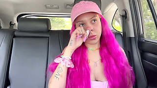 Blowing My Nose in the Car POV Digging for Gold Boogers