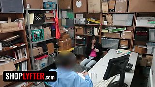 Shoplyfter - Naughty Teen Bobbi Dylan Caught Stealing and Gets Searched and Used