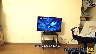 Mature4k - neat my palace, take out the trash, and suck my boner!