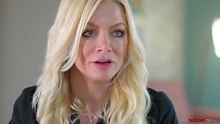 Blonde Stepmom Fails Lie Detector Test During Fingering