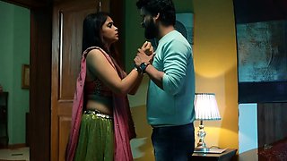 Tiny Indian MILF Naomi Shah swallows a stiff cock