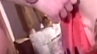 Young Lipstick Lesbians Share Intense Toy Play and Tongues