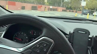 Ebony Car Ride Home with Stranger