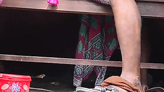 Bhabhi and Dewar Outdoor Bathroom Sex