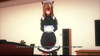 PLAYING WITH MY ROOMMATE AIRevolution's tits