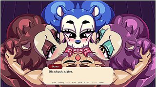 Foursome With Three Busty Phat Ass Furrys!!! - Waifu Crossing