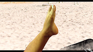 Hot Beach with Garabas and Olga