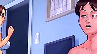 Summertime saga: Stepbrother creampies his stepsister's pussy ep 145