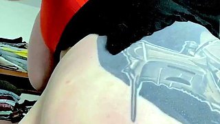 Stacked brunette goes solo toys and masturbation