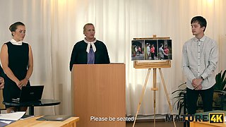 Watch as Elle's busty body gets pounded by her gardener in doggystyle & ends up in court!