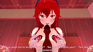 Eris Boreas First BBC While Wife Watching - Mushoku Tensei 5