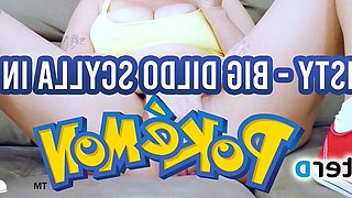POKEMON COSPLAY - MISTY GETS ANAL WITH A BIG DILDO TOY