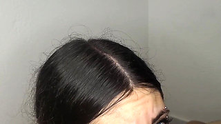 I Give Him an Amazing Blowjob Until He Cums on My Tits - Amateur Blowjob and Cumshot