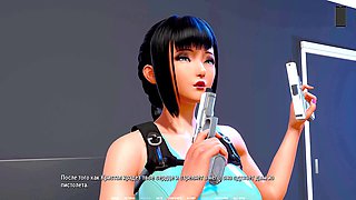 Big nippled mummy in 3D animation gets wild with a slutty teen