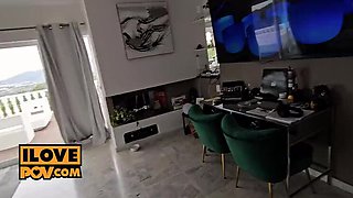 Danika Mori Blowjob in Paradise - Big Tits POV Shower Fuck