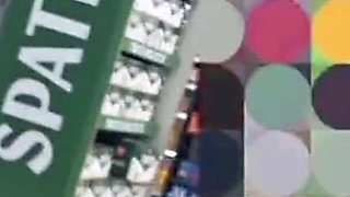 Wife Goes to the Market in Public Without Panties and Shows Herself off!