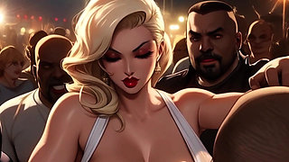 Big Titty Tifa Loves Sucking Strange Dick In Spicy Toons: Tifa In A Mosh Pit