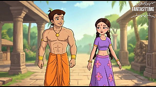 Bheem fucked chutki at the jungle