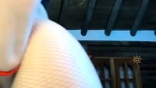 Close up amateur solo girl