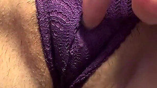 Russian Girl Shows Dirty Panties in Secretions and Unwashed Hairy