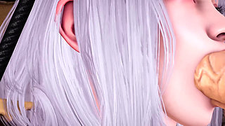3D Big Boobs Slut Cosplay Babe Got Her Wet Pussy Fucked so Hard