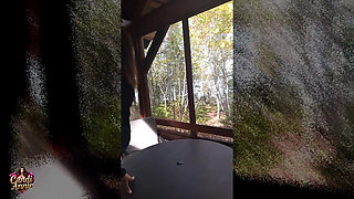 Great Fun POV Forest Fuck and Cum Swallow - Candi Annie