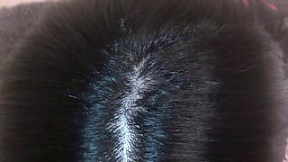 Hot brunette big boobs toying pink pussy