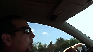 Hot slut teases us and gets naked